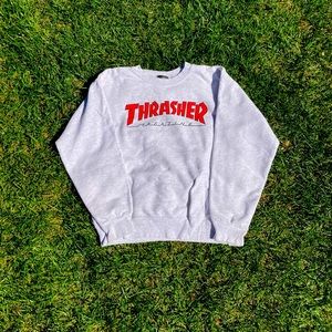 Thrasher Magazine crewneck, White